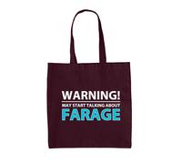 Avviso Può Parlare Farage - Borsa In Tela - Riforma Elettorale Nigel Brexit PM