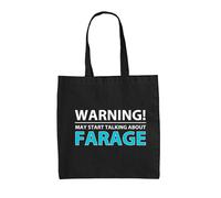 Avviso Può Parlare Farage - Borsa In Tela - Riforma Elettorale Nigel Brexit PM