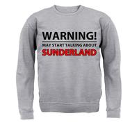 Avviso Può Parlare Sunderland - Felpa Bambini - Black Cats Amore Regalo Squadra