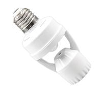 Avvitare Il Supporto Del Bulbo Del Sensore Di Movimento, Presa Luminosa E27 Per Le Esistenti, Lampadina, Presa Della Lampada Per Il Seminterrato, Garage, Portico