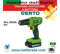 AVVITATORE A BATTERIA 20V, Mod 50G290 - Linea Professionale VERTO