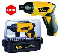 AVVITATORE A BATTERIA LITIO 3,6V VALIGETTA CON ACCESSORI 53 PEZZI