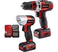 Einhell TE-CD 12/1 Li +22+CL (2x2.0Ah) Nero, Metallico, Rosso
