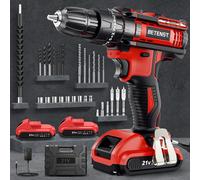 Avvitatore a Batteria, Trapano Avvitatore Batteria 21V, Trapano a Percussione 4