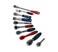 Avvitatore a bussola a cricchetto 1/4" dritto curvo flessibile estensibile...