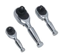 Avvitatore a bussola a cricchetto con testa mozza da 1/4" 3/8" e 1/2" 90 dent...