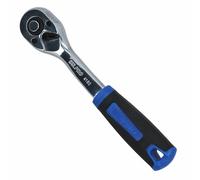 Avvitatore a cricchetto curvo 1/4" attacco rapido 72 denti impugnatura morbida