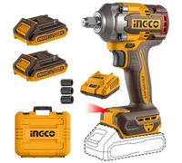 AVVITATORE A IMPULSI 1/2 400Nm 2 BATTERIE + VALIGETTA - INGCO CIWLI2040E