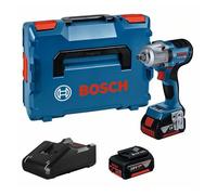 Avvitatore a massa battente BOSCH GDS 18V-450 PC (2 x 4,0 Ah ProCORE + GAL18V40 + L-Boxx 136 + modulo Bluetooth)