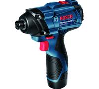 Bosch 0 601 9F0 001 avvitatore a batteria 1/4" 2600 Giri/min 100 Nm Nero, Blu 12 V