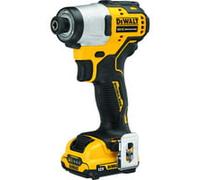 DEWALT DCF801D2-QW - Avvitatore a impulsi XR 12V 1/4" 163Nm con 2 batterie Li-Ion da 2Ah e valigetta TSTAK