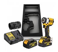 Avvitatore a impulsi a batteria DEWALT 18V 2x5.0Ah con copertura CFN DCF921P2G