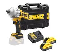 DeWALT Avvitatore a percussione a batteria DCF961H2T-QW, 18 V, 5 Ah, avvitatore a percussione 1626 Nm, coppia fissa max