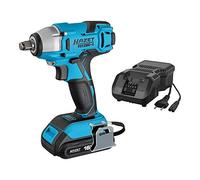 Avvitatore a impulsi a batteria HAZET 9212SPC-1 | 3 pezzi incl.caricatore rapido e batteria agli ioni di litio, attacco quadro da 1/2 pollice, coppia di rilascio: 260 Nm | design leggero e maneggevole