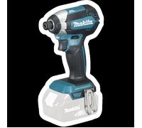 Avvitatore a impulsi a batteria MAKITA 1/4"Li-ion 18V, senza batteria Z DTD153Z