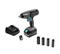 Cecotec Chiave a impatto senza cavi CecoRaptor Perfect Impact 4020 Ultra,Batteria 20 V e 4000 mAh,velocità senza carica 2300 giri/min,Rapporto d'impatto 3000 bpm,Torco max 400Nm,Portapunte,multicolore