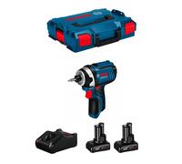 Avvitatore a massa battente BOSCH GDR 12V-105 (2 x 6,0 Ah + GAL12V-40 + L-Boxx 102)