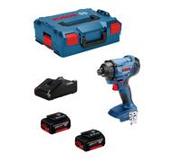 Avvitatore a massa battente BOSCH GDR 18V-160 (2 x 5,0 Ah + GAL18V-40 + L-Boxx 1