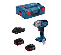 Avvitatore a massa battente BOSCH GDS 18V-450 HC (2 x 5,0 Ah + GAL18V-40 + L-Boxx 136)