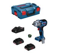 Avvitatore a massa battente BOSCH GDS 18V-450 PC (2 x 4,0 Ah ProCORE + GAL18V40 + L-Boxx 136 + modulo Bluetooth)