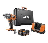 AVVITATORE AD IMPULSI A BATTERIA CON ATTACCO 1/2" CON 2 BATTERIE 18V 4,0 Ah AEG