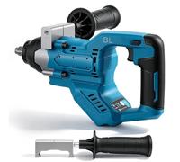 Avvitatore a percussione a batteria, 1/2", 1000 Nm, coppia max con impugnatura aggiuntiva, avvitatore a percussione senza spazzole, avvitatore a percussione rotante per auto, 4 livelli 3600 giri/min