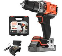 Black & Decker Trapano Avvitatore a Percussione a Batteria 18V BCD383D1XK-QW