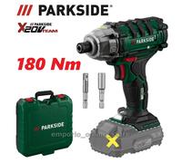Avvitatore a percussione a impulsi 180 Nm 1/4" Parkside PDSSA 20V senza batteria