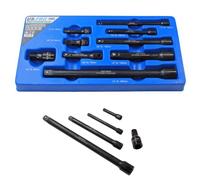 Avvitatore a percussione estensione 1/4 3/8 pollici 1/2 pollici set 9 pezzi dado di potenza dado impatto