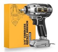 Avvitatore a percussione senza fili per batteria Dewalt 250FT-LBS 3/8" 340N.m Compact Impact Gun Brushless Elettrico Include LED Work Light - 2400RPM Chiave Avvitatore a percussione per impieghi