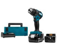 Makita DHP485RFJ trapano 1900 Giri/min Senza chiave 1,8 kg Nero, Blu