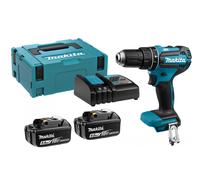 Cordless Impact Drill Makita DHP485RTJ; 18 V; 2x5,0 Ah accu.