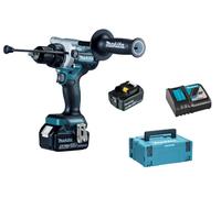 Avvitatore a percussione senza spazzole Makita Li-ion LXT 18V 5.0 Ah, Makpac DHP492RTJ