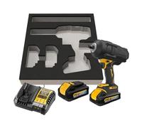 Cacciavite senza cavo dewalt dcf961h2g, 1/2", 18v 2x 5.0 ah powerst...