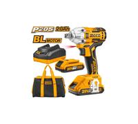 Avvitatore ad impulsi con 2 batterie , borsa e set di 3 bussole