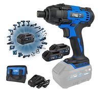 Avvitatore Ad Impulsi - Linea Professionale Monobatteria ONE4ALL - Da 1/4" A Batteria 180 Nm 1 Velocità 2800 rpm + Borsa Porta Utensili 2 Batterie 2/4.0 Ah Incluse - ENG PRO