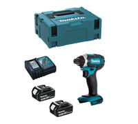 Makita avvitatore ad impulsi dtd152rfj (2 x 3,0 ah + dc18rc + makpac 2) 8435587922834