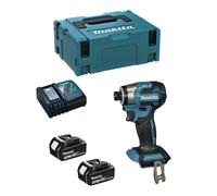 Avvitatore ad Impulsi MAKITA DTD173RFJ (2 x 3,0 Ah + DC18RC + MAKPAC 2)
