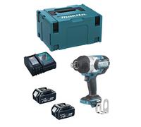 Avvitatore ad Impulsi MAKITA DTW1001RTJ (2 x 5,0 Ah + DC18RC + MAKPAC 3)