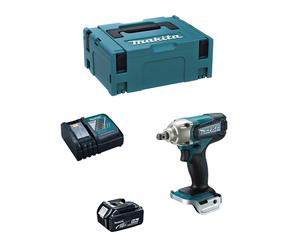 Avvitatore ad Impulsi MAKITA DTW190RTJ1 (1 x 5,0 Ah + DC18RC + MAKPAC 2)