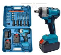 AVVITATORE BULLONI AD IMPULSI A DOPPIA BATTERIA 48V PISTOLA PNEUMATICO AUTO