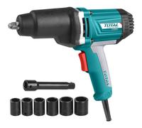 AVVITATORE ELETTRICO 1050W AD IMPULSI 550Nm 1/2" + ACCESSORI TOTAL