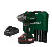 Avvitatore Impulsi Parkside 20V Smonta Gomme 400 NM Con Valigetta PASSK 20-Li C4