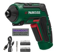 Avvitatore PARKSIDE a Batteria PAS 4 D7 + 15 Punte + 1 Prolunga + Cavo USB C