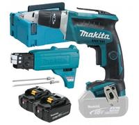 Avvitatore per cartongesso a batteria Makita DFS452TJX2 2x5Ah 18V Li-Ion + acces