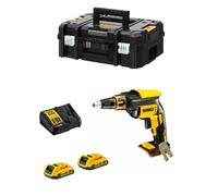 Avvitatore per Cartongesso DeWALT DCF620D2T (2 x 2,0 Ah + DCB115 + TSTAK II)