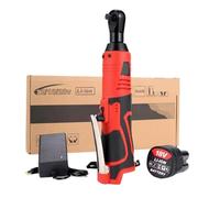 Avvitatore Percussione Chiave Elettrica A Batteria Da 3/8 Pollici Chiavi A Cricchetto Ad Angolo Retto Da 65 Nm Set Di Strumenti Di Riparazione Auto Ricaricabili Da 18 V Chiave Angolare