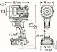 Avvitatore pneumatico a impulsi HAZET 9512-950