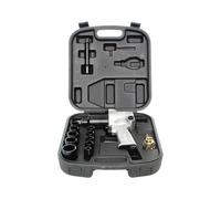AVVITATORE PNEUMATICO AD IMPULSI 1/2" SET DA 17 PEZZI VALIGETTA BUSSOLE KRAFT