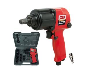 AVVITATORE PNEUMATICO AD IMPULSI PROFESSIONALE DA 1/2" VALEX + BUSSOLE VALIGETTA